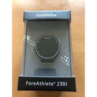 ガーミン(GARMIN)のGarmin 230j ランニングウォッチ　ガーミン　黒　白　箱付き　フルセット(トレーニング用品)