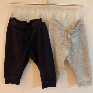 エイチアンドエム(H&M)のH&M エイチアンドエム スエットパンツ 80サイズ 2枚セット(パンツ)