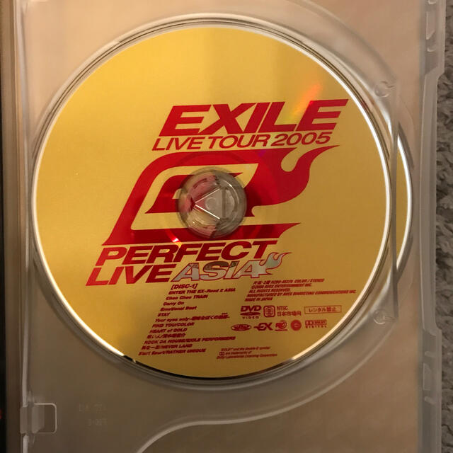 EXILE(エグザイル)のLIVE　TOUR　2005～PERFECT　LIVE　“ASIA”～ DVD エンタメ/ホビーのDVD/ブルーレイ(ミュージック)の商品写真