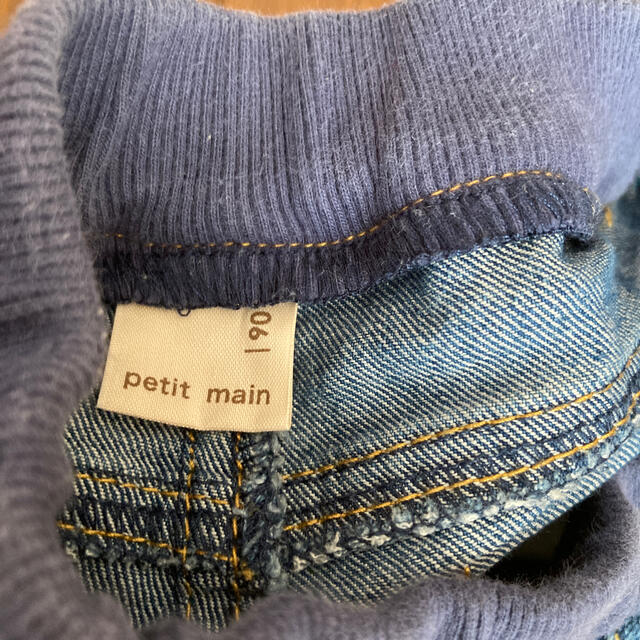 petit main(プティマイン)のpetit main デニム　ジーンズ　90 キッズ/ベビー/マタニティのキッズ服男の子用(90cm~)(パンツ/スパッツ)の商品写真