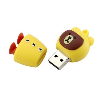 ブラウン USB ライン キャラクター(PC周辺機器)