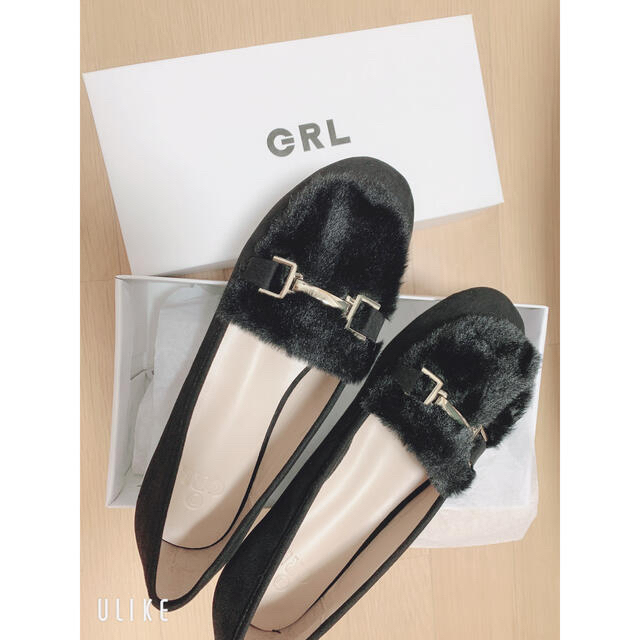 GRL(グレイル)の再販売☆GRL 黒 パンプス 24cm レディースの靴/シューズ(ハイヒール/パンプス)の商品写真