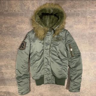 ヒステリックグラマー(HYSTERIC GLAMOUR)の大幅値下げ中。ヒステリックグラマー ファックBEAR ベア くま N-2B(ダウンジャケット)