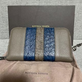 ボッテガヴェネタ(Bottega Veneta)のボッテガヴェネタ　オーストリッチ　長財布(長財布)