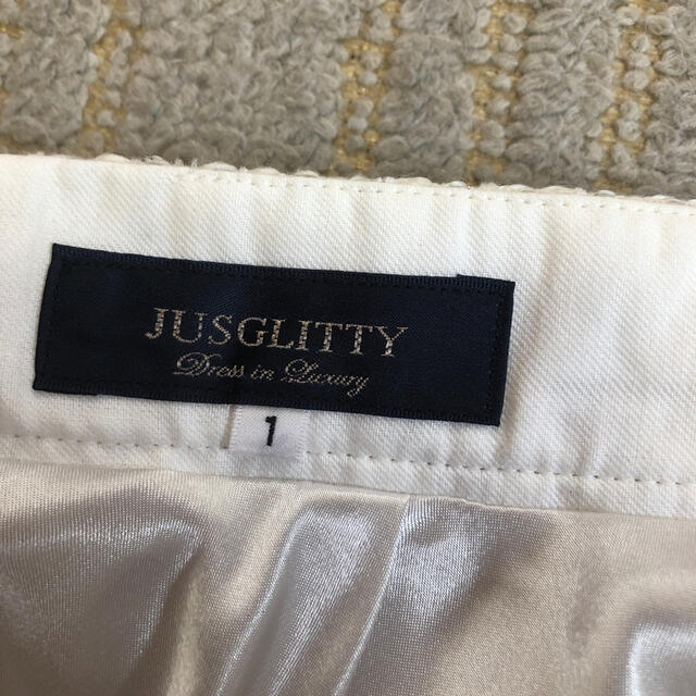 JUSGLITTY(ジャスグリッティー)のジャスクリ　スカート レディースのスカート(ひざ丈スカート)の商品写真