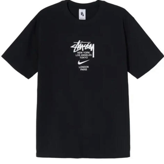 stussy × nike コラボレーション tee