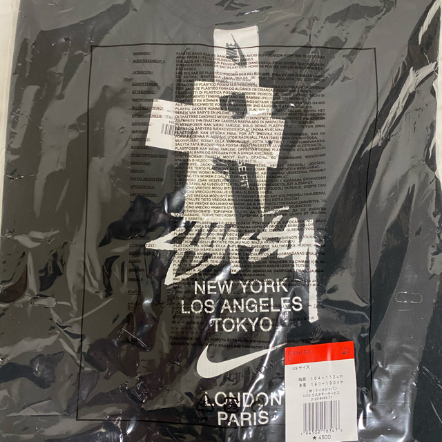 stussy × nike コラボレーション tee