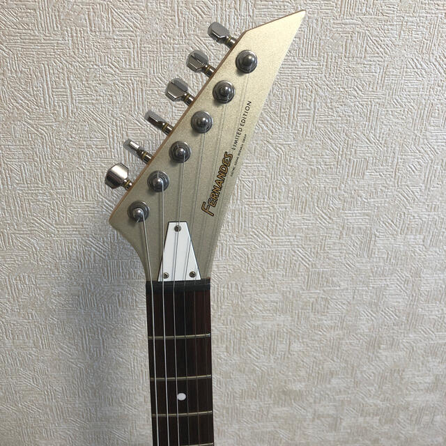 Fernandes(フェルナンデス)のフェルナンデス　TEJ リミテッドエディション　シルバー　ギターケース付 楽器のギター(エレキギター)の商品写真