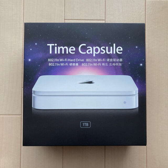 Apple(アップル)のApple / アップル Time Capsule 1TB MC343KH/A スマホ/家電/カメラのPC/タブレット(PC周辺機器)の商品写真