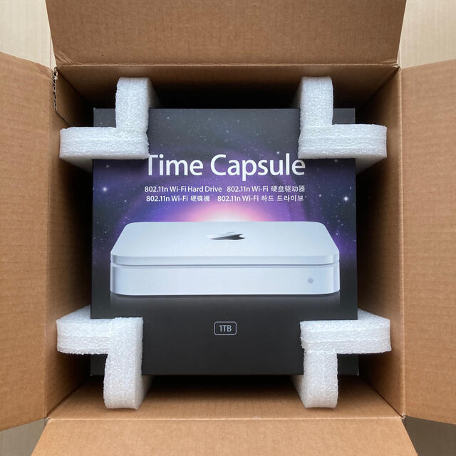 Apple(アップル)のApple / アップル Time Capsule 1TB MC343KH/A スマホ/家電/カメラのPC/タブレット(PC周辺機器)の商品写真