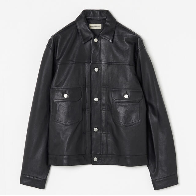 FORSOMEONE LEATHER WORK JACKET 岩田剛典着用