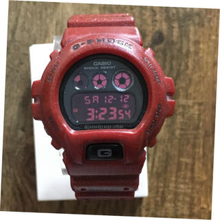 ジーショック(G-SHOCK)のCASIO G-SHOCK RED × BLACK 腕時計(腕時計(デジタル))