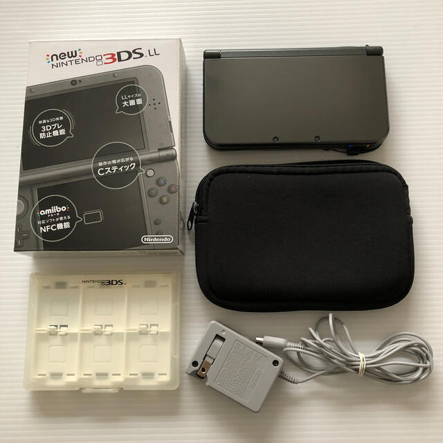Nintendo 3DS NEW ニンテンドー 本体 LL メタリックブラック npmtb.co.nz