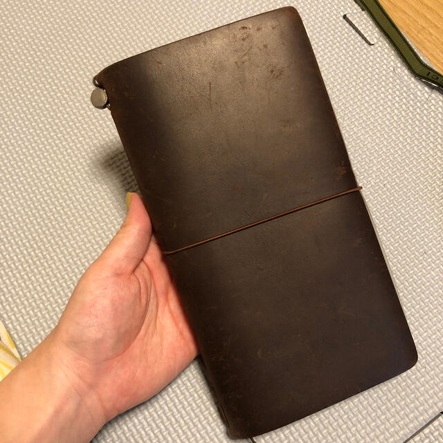 MIDORI Traveler’s notebook インテリア/住まい/日用品の文房具(ノート/メモ帳/ふせん)の商品写真