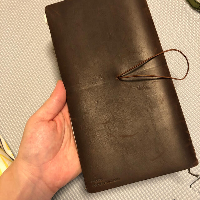 MIDORI Traveler’s notebook インテリア/住まい/日用品の文房具(ノート/メモ帳/ふせん)の商品写真
