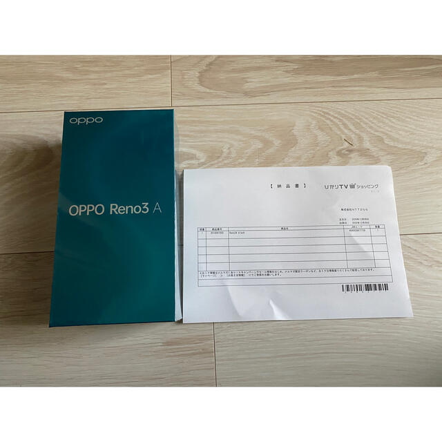 【 新品 未開封】 OPPO Reno3 A ホワイト【 SIMフリー 】