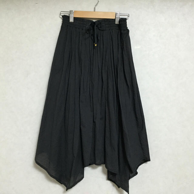 Discoat(ディスコート)のアシメフレアスカート レディースのスカート(ひざ丈スカート)の商品写真