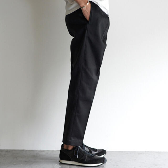 MARKAWARE 1 TUCK PEGTOP CHINO ブラック 新品