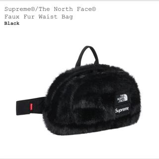 シュプリーム(Supreme)のSupreme the north face Waist Bag 黒(ウエストポーチ)