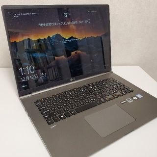 エルジーエレクトロニクス(LG Electronics)のLG gram 17Z990-VA56J 17インチ超軽量ノートPCテンキー付(ノートPC)