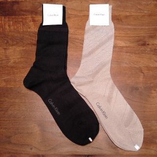 カルバンクライン(Calvin Klein)の【新品未使用】カルバンクライン　靴下2足(ソックス)