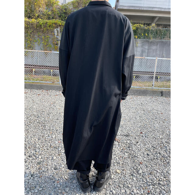 Yohji Yamamoto(ヨウジヤマモト)のyohji yamamoto pour homme ロングシャツコート メンズのトップス(シャツ)の商品写真