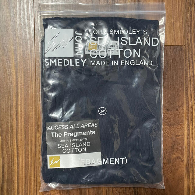 JOHN SMEDLEY(ジョンスメドレー)のM ネイビー fragment design × john smedley  メンズのトップス(ニット/セーター)の商品写真