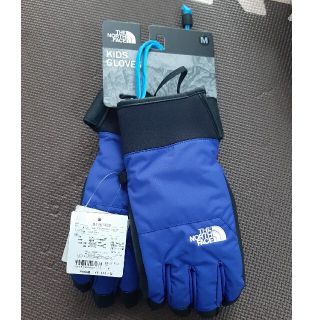 ザノースフェイス(THE NORTH FACE)の新品未使用　ノースフエイス　冬物手袋　ブルー　9~10歳用　130~140cm(手袋)