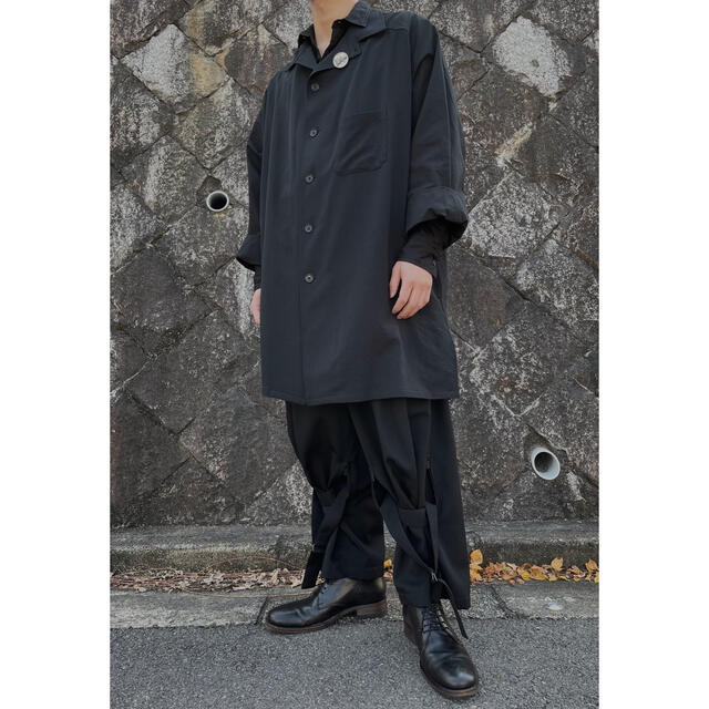 Yohji Yamamoto(ヨウジヤマモト)のyohji yamamoto pour homme ラグランシャツコート メンズのジャケット/アウター(その他)の商品写真