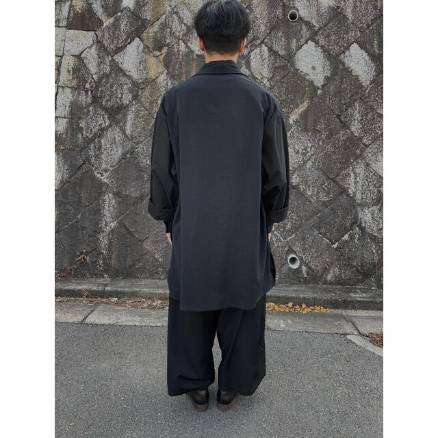 Yohji Yamamoto(ヨウジヤマモト)のyohji yamamoto pour homme ラグランシャツコート メンズのジャケット/アウター(その他)の商品写真