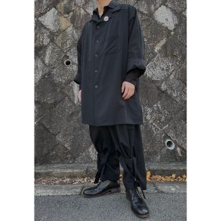 ヨウジヤマモト(Yohji Yamamoto)のyohji yamamoto pour homme ラグランシャツコート(その他)