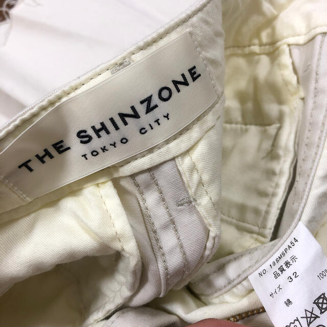 Shinzone(シンゾーン)のshinzone★カットオフチノ オフホワイト size.32 レディースのパンツ(チノパン)の商品写真