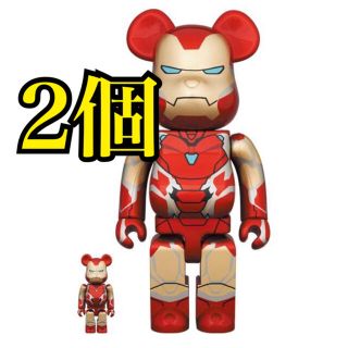 メディコムトイ(MEDICOM TOY)のBE@RBRICK IRON MAN MARK 85 100％ & 400％x2(その他)