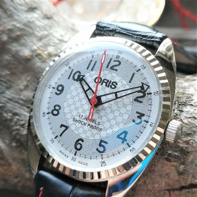 【美品s】オリス ORIS　腕時計 メンズ 機械式手巻きビンテージ