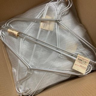 ムジルシリョウヒン(MUJI (無印良品))の 無印良品◎アルミ洗濯用ハンガー・３本組 約幅４１ｃｍ　20セット（60本）(押し入れ収納/ハンガー)