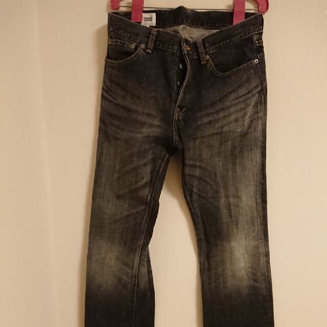 TAKEO KIKUCHI(タケオキクチ)のタケオキクチ・ジーンズ黒・サイズ4 メンズのパンツ(デニム/ジーンズ)の商品写真