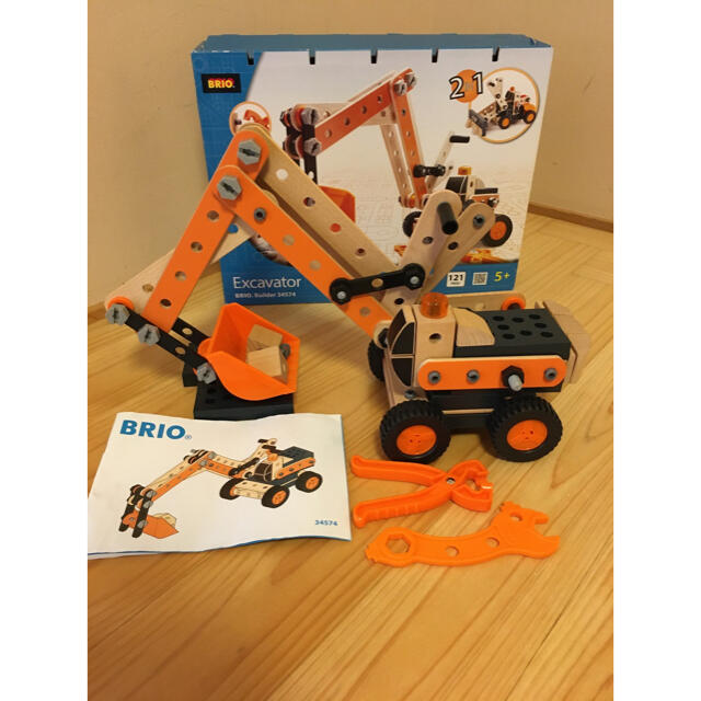 BRIO(ブリオ)のBRIO ビルダー　Builder34574 Excavator キッズ/ベビー/マタニティのおもちゃ(知育玩具)の商品写真