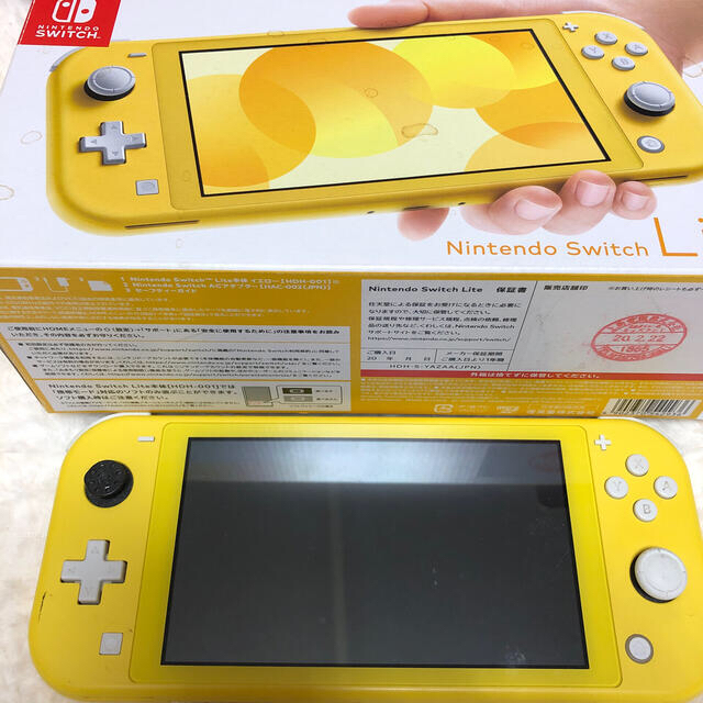 お気にいる Nintendo イエロー　ジャンク品 Lite Switch 家庭用ゲーム機本体