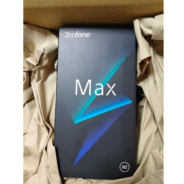 送料込 新品未開封ZenFone Max (M2)スペースブルー SIMフリー