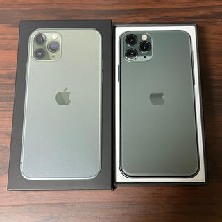 アップル(Apple)のiPhone11pro 256GB ミッドナイトグリーン　simフリー(スマートフォン本体)