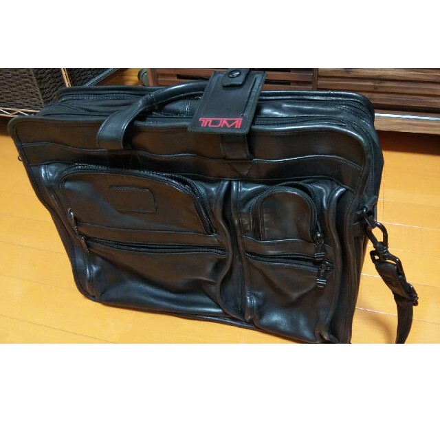 TUMI・トゥミ  ナパレザー  ラージ・エキスパンダブルブリーフ