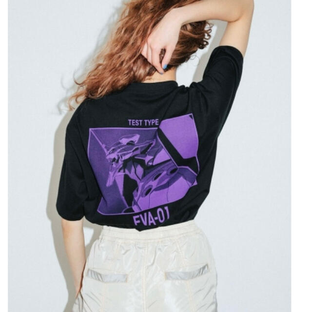 X-girl(エックスガール)のX-girl × EVANGELION FACE S/S TEE レディースのトップス(Tシャツ(半袖/袖なし))の商品写真