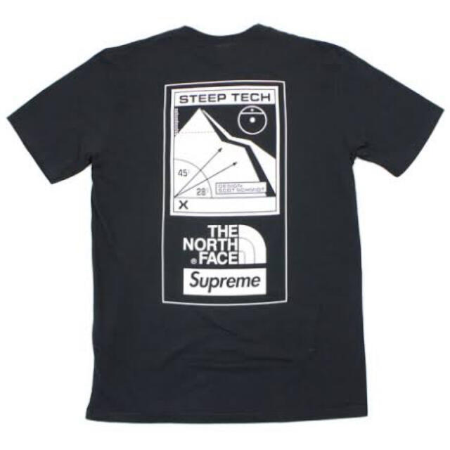 M supreme the north face steep teck Tシャツ