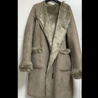 トゥデイフル(TODAYFUL)のtodayful Collarless Fake Mouton Coat(ムートンコート)