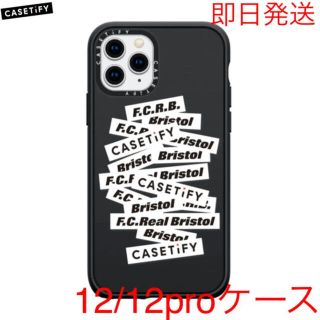 エフシーアールビー(F.C.R.B.)の黒 FCRB CASETiFY iPhone12/12proケース(iPhoneケース)