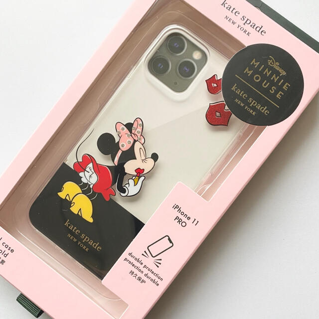 【新品】ケイトスペード iPhone 11 PRO ケース ミニーマウス