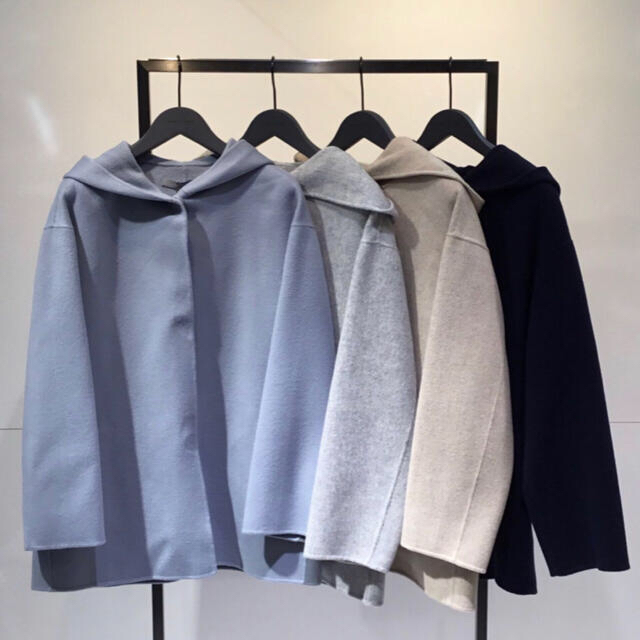 Theory luxe - theory luxe 19AW ショート丈 フード付き コート Theory luxe - theory luxe 19AW ショート丈 フード付き コート