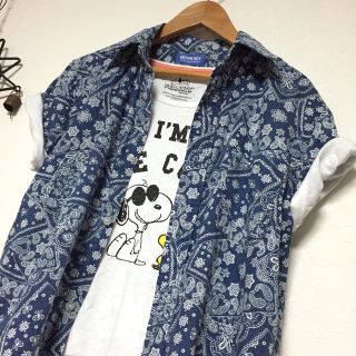 ビームスボーイ(BEAMS BOY)のBEAMS★バンダナ柄シャツ(シャツ/ブラウス(半袖/袖なし))