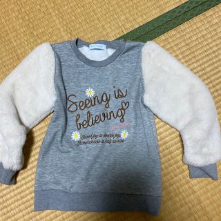 そでモコモコ可愛いあったかトップス130(Tシャツ/カットソー)