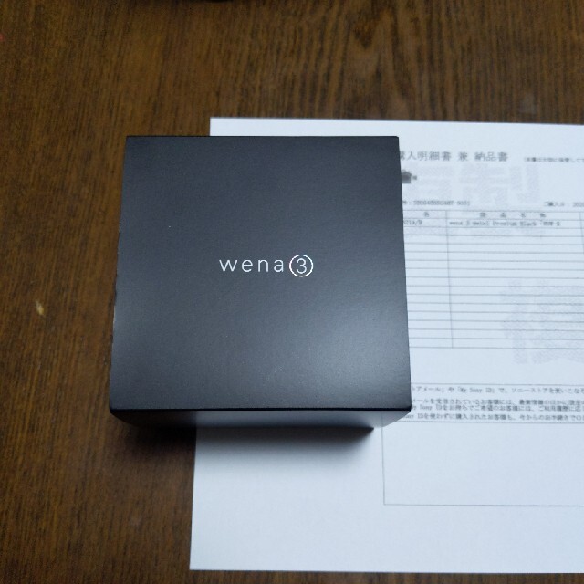 腕時計(デジタル) wena3 メタルプレミアムブラック